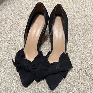 Ulla Johnson Elegant Black Bow Heels